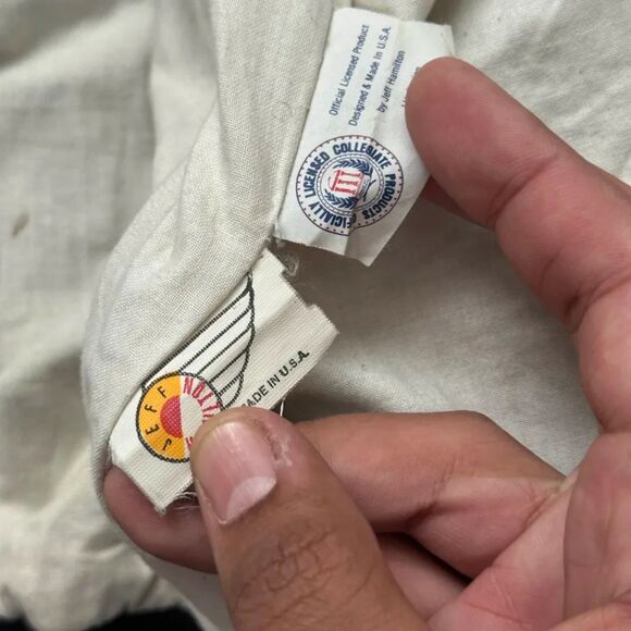 Vintage Jeff Hamilton NCAA Miami Hurricanes Orange Bowl Leather Jacket Size M - Picture 13 of 16